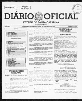 Diário Oficial do Estado de Santa Catarina. Ano 66. N° 16356 de 17/02/2000