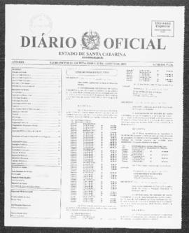 Diário Oficial do Estado de Santa Catarina. Ano 70. N° 17226 de 28/08/2003