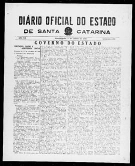 Diário Oficial do Estado de Santa Catarina. Ano 20. N° 4992 de 01/10/1953