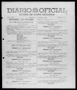 Diário Oficial do Estado de Santa Catarina. Ano 28. N° 6967 de 11/01/1962