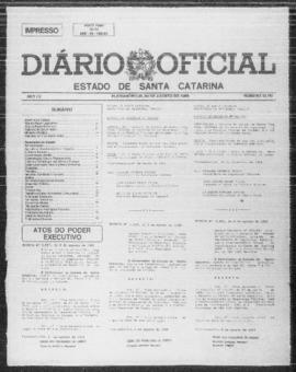 Diário Oficial do Estado de Santa Catarina. Ano 55. N° 13761 de 09/08/1989