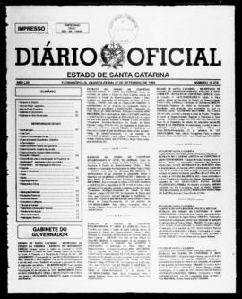 Diário Oficial do Estado de Santa Catarina. Ano 62. N° 15276 de 27/09/1995