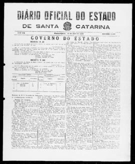 Diário Oficial do Estado de Santa Catarina. Ano 20. N° 4882 de 22/04/1953