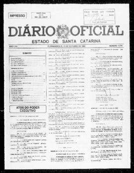 Diário Oficial do Estado de Santa Catarina. Ano 58. N° 14791 de 13/10/1993