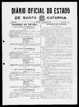 Diário Oficial do Estado de Santa Catarina. Ano 21. N° 5172 de 12/07/1954