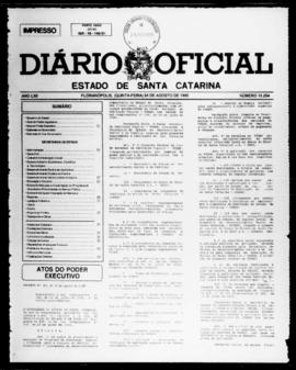 Diário Oficial do Estado de Santa Catarina. Ano 62. N° 15254 de 24/08/1995