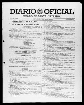 Diário Oficial do Estado de Santa Catarina. Ano 25. N° 6115 de 24/06/1958