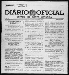 Diário Oficial do Estado de Santa Catarina. Ano 53. N° 12940 de 22/04/1986