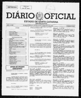 Diário Oficial do Estado de Santa Catarina. Ano 68. N° 16663 de 18/05/2001