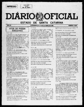Diário Oficial do Estado de Santa Catarina. Ano 53. N° 13061 de 13/10/1986