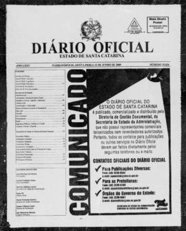 Diário Oficial do Estado de Santa Catarina. Ano 75. N° 18624 de 12/06/2009