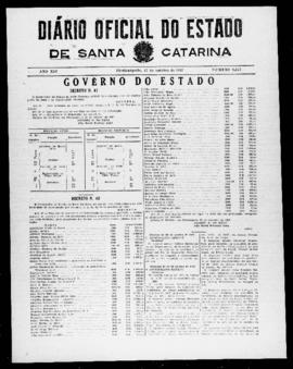 Diário Oficial do Estado de Santa Catarina. Ano 14. N° 3577 de 27/10/1947