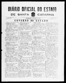 Diário Oficial do Estado de Santa Catarina. Ano 20. N° 4897 de 15/05/1953