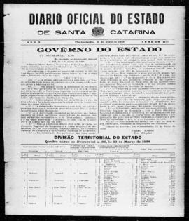 Diário Oficial do Estado de Santa Catarina. Ano 5. N° 1177 de 04/04/1938