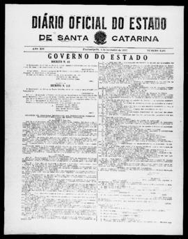 Diário Oficial do Estado de Santa Catarina. Ano 14. N° 3581 de 04/11/1947