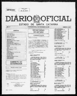 Diário Oficial do Estado de Santa Catarina. Ano 55. N° 14127 de 07/02/1991
