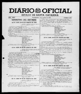 Diário Oficial do Estado de Santa Catarina. Ano 26. N° 6393 de 31/08/1959
