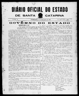 Diário Oficial do Estado de Santa Catarina. Ano 5. N° 1369 de 10/12/1938