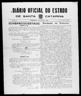 Diário Oficial do Estado de Santa Catarina. Ano 5. N° 1392 de 07/01/1939