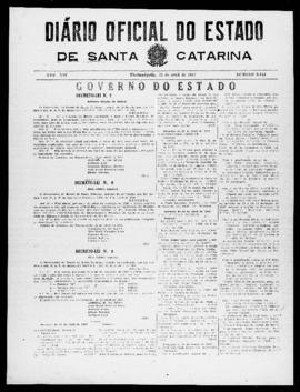 Diário Oficial do Estado de Santa Catarina. Ano 14. N° 3451 de 23/04/1947