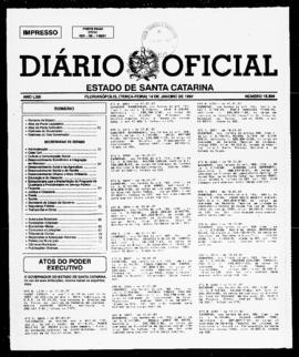 Diário Oficial do Estado de Santa Catarina. Ano 63. N° 15594 de 14/01/1997