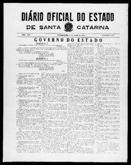 Diário Oficial do Estado de Santa Catarina. Ano 14. N° 3449 de 18/04/1947