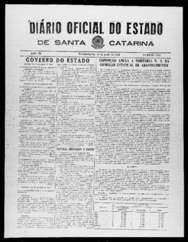 Diário Oficial do Estado de Santa Catarina. Ano 11. N° 2759 de 20/06/1944