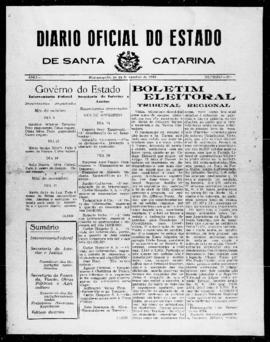 Diário Oficial do Estado de Santa Catarina. Ano 1. N° 215 de 28/11/1934