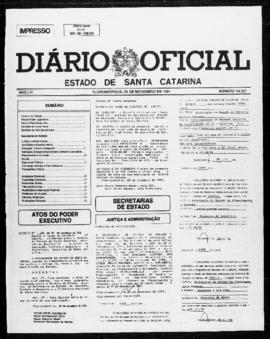 Diário Oficial do Estado de Santa Catarina. Ano 56. N° 14327 de 25/11/1991