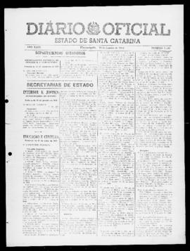 Diário Oficial do Estado de Santa Catarina. Ano 26. N° 6483 de 18/01/1960