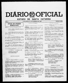 Diário Oficial do Estado de Santa Catarina. Ano 51. N° 12605 de 10/12/1984