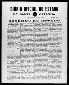 Diário Oficial do Estado de Santa Catarina. Ano 7. N° 1870 de 15/10/1940