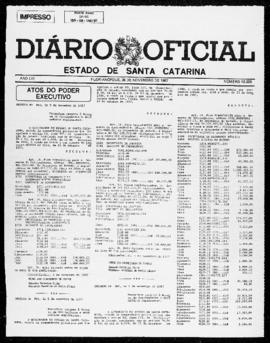 Diário Oficial do Estado de Santa Catarina. Ano 53. N° 13325 de 06/11/1987
