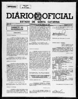 Diário Oficial do Estado de Santa Catarina. Ano 53. N° 13119 de 08/01/1987