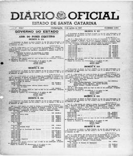 Diário Oficial do Estado de Santa Catarina. Ano 24. Nº 5911 de 06/08/1957