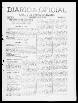 Diário Oficial do Estado de Santa Catarina. Ano 27. N° 6549 de 29/04/1960