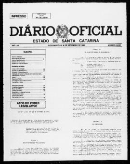 Diário Oficial do Estado de Santa Catarina. Ano 57. N° 14537 de 30/09/1992
