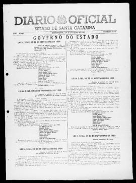 Diário Oficial do Estado de Santa Catarina. Ano 26. N° 6454 de 30/11/1959