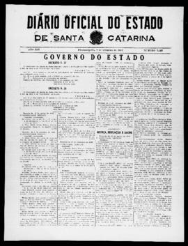 Diário Oficial do Estado de Santa Catarina. Ano 14. N° 3543 de 08/09/1947