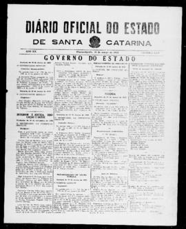Diário Oficial do Estado de Santa Catarina. Ano 20. N° 4867 de 26/03/1953