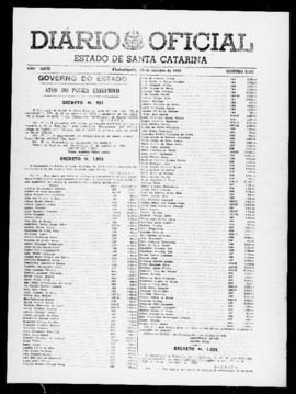 Diário Oficial do Estado de Santa Catarina. Ano 26. N° 6431 de 23/10/1959