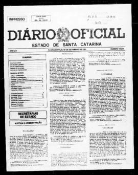 Diário Oficial do Estado de Santa Catarina. Ano 56. N° 14274 de 09/09/1991