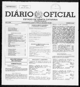 Diário Oficial do Estado de Santa Catarina. Ano 68. N° 16625 de 21/03/2001