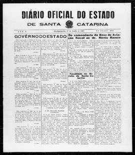 Diário Oficial do Estado de Santa Catarina. Ano 5. N° 1238 de 27/06/1938