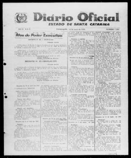 Diário Oficial do Estado de Santa Catarina. Ano 30. N° 7289 de 14/05/1963