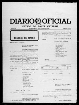 Diário Oficial do Estado de Santa Catarina. Ano 46. N° 11541 de 19/08/1980