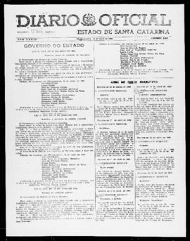 Diário Oficial do Estado de Santa Catarina. Ano 33. N° 8052 de 13/05/1966
