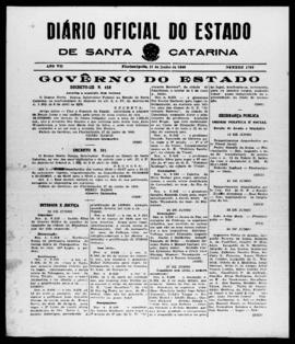 Diário Oficial do Estado de Santa Catarina. Ano 7. N° 1793 de 27/06/1940