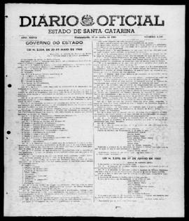 Diário Oficial do Estado de Santa Catarina. Ano 27. N° 6590 de 30/06/1960