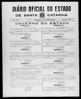 Diário Oficial do Estado de Santa Catarina. Ano 12. N° 3106 de 14/11/1945